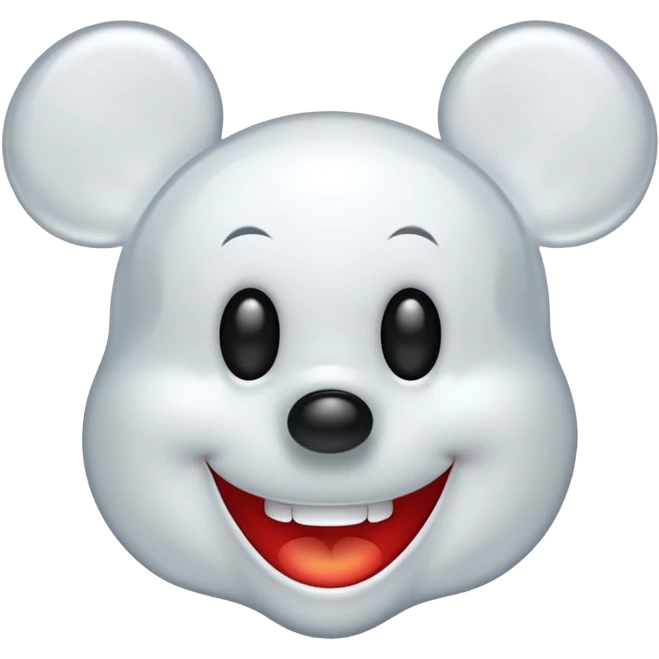 Ghost with Mickey ears  emoji