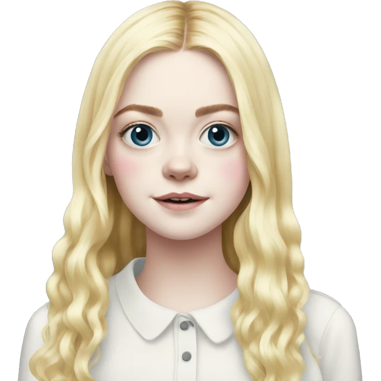 elle fanning  emoji