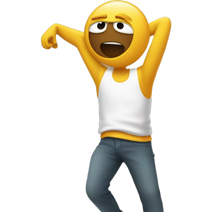 Personne qui fais un dab  emoji
