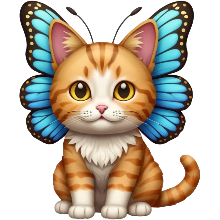 Cat butterfly  emoji