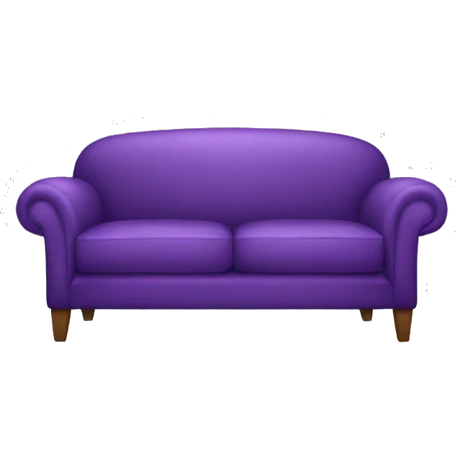 Purple sofa emoji