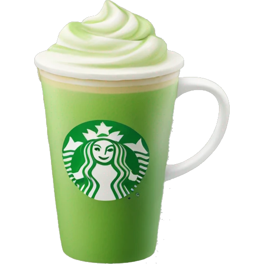 Starbucks matcha latte emoji