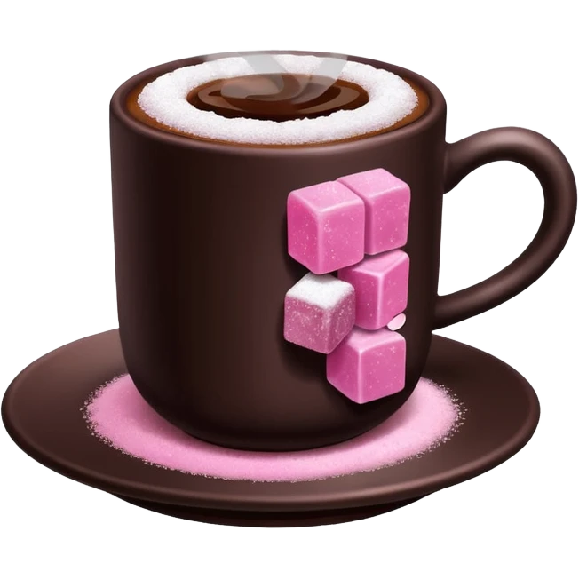 turkish coffe with turkish delight emoji