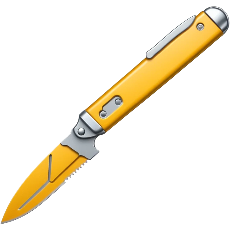 a pen combined with a knife emoji