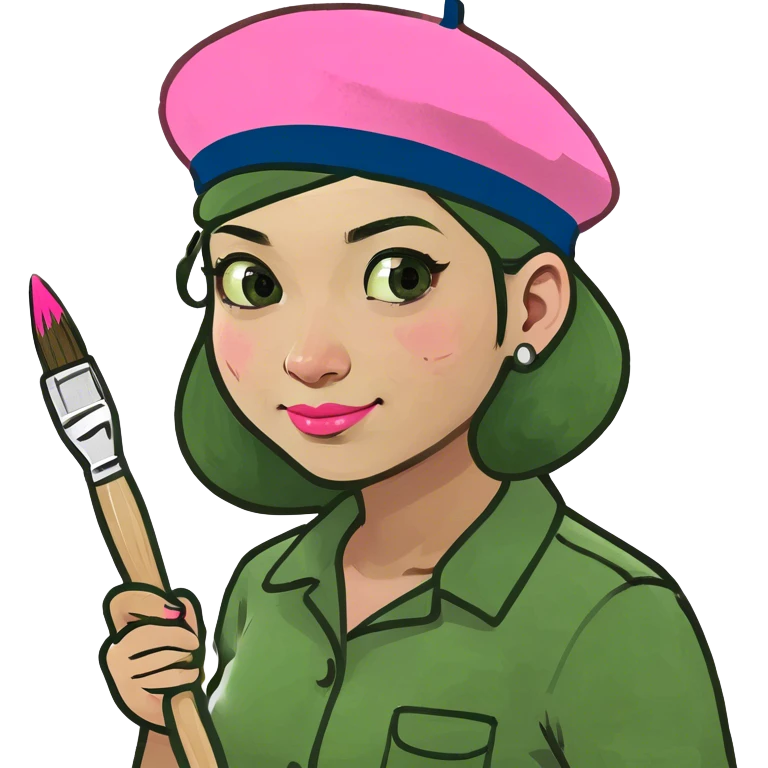pink spam artist emoji