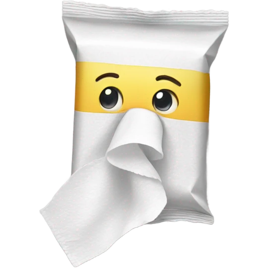 A tissue pack emoji