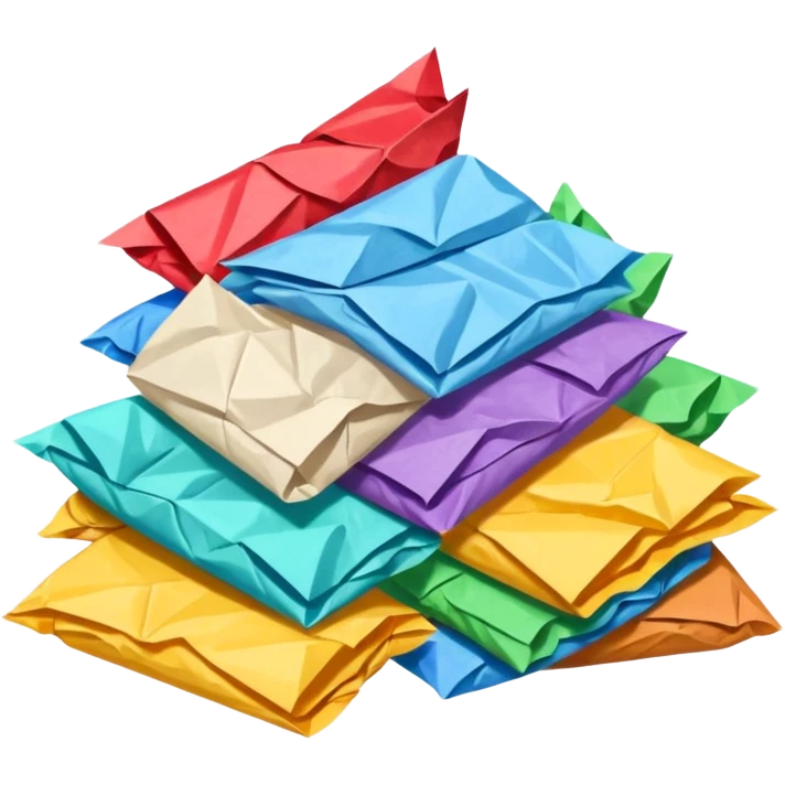 papers and wrappers emoji