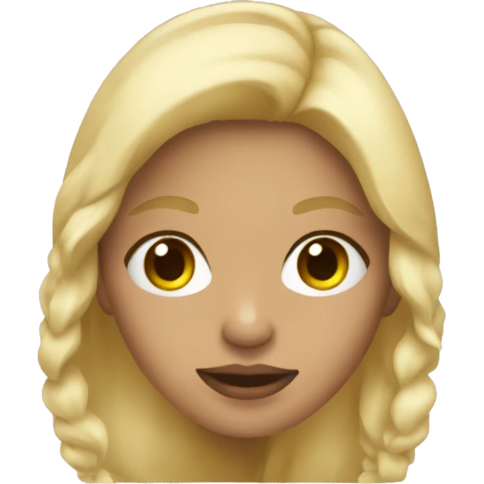 blonde alaska Girl  emoji
