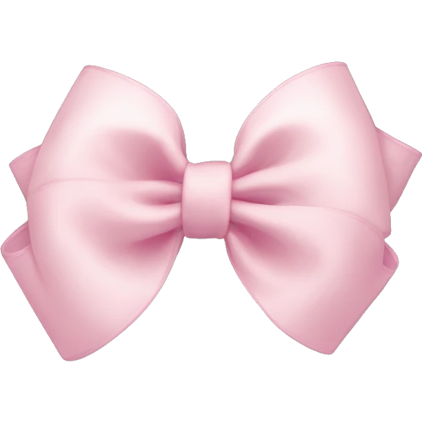 Light pink bow in goose emoji