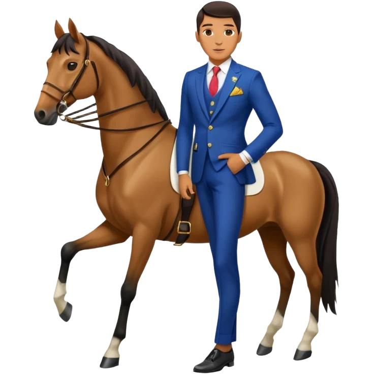 PHILIPPINE MYTHICAL Centaur (upper half of the body is a man and the lower half is a horse) BUT runway classy emoji