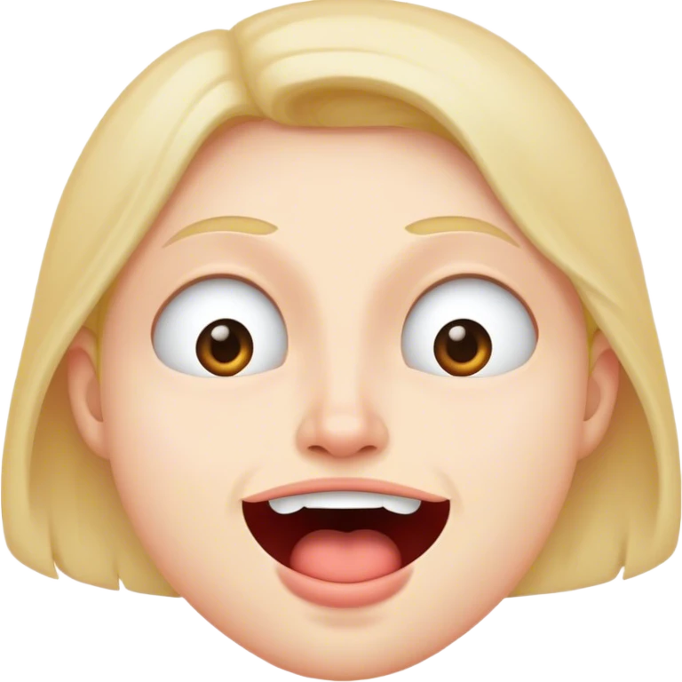 Mewing face emoji