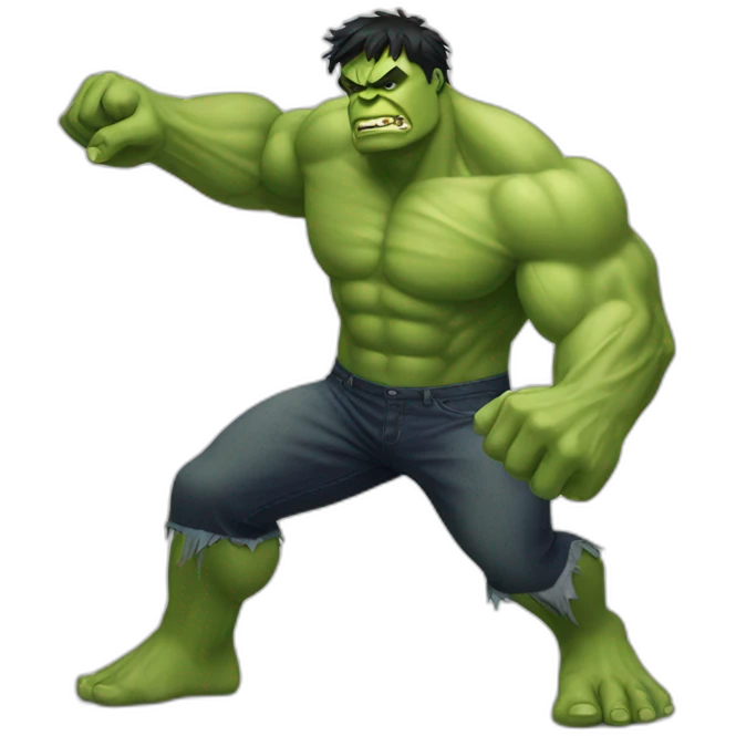 Hulk dancing emoji