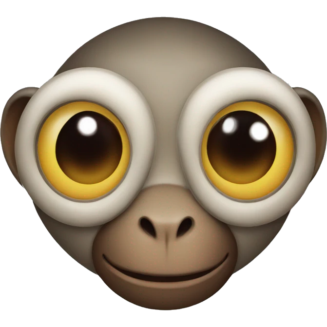 One eyed monkey  emoji