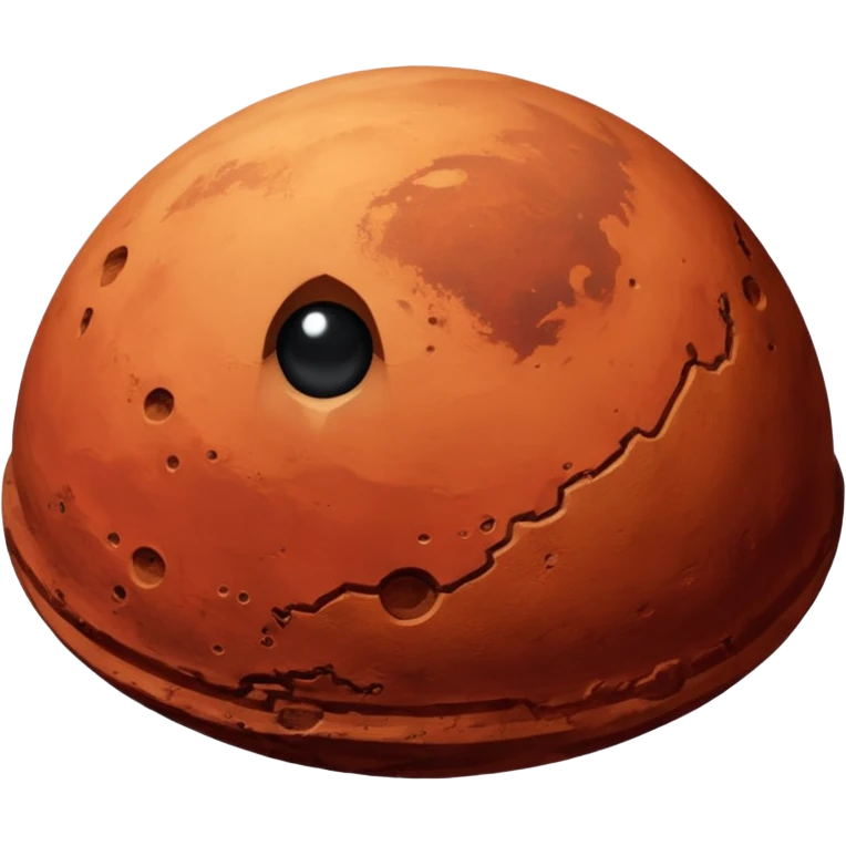 planete mars vue depuis l'espace emoji