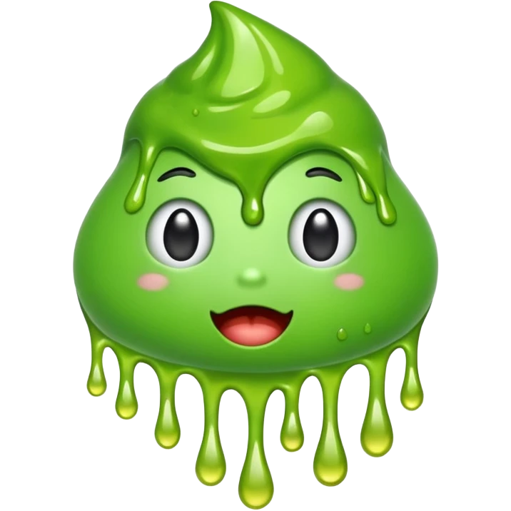 emoji with slime  emoji