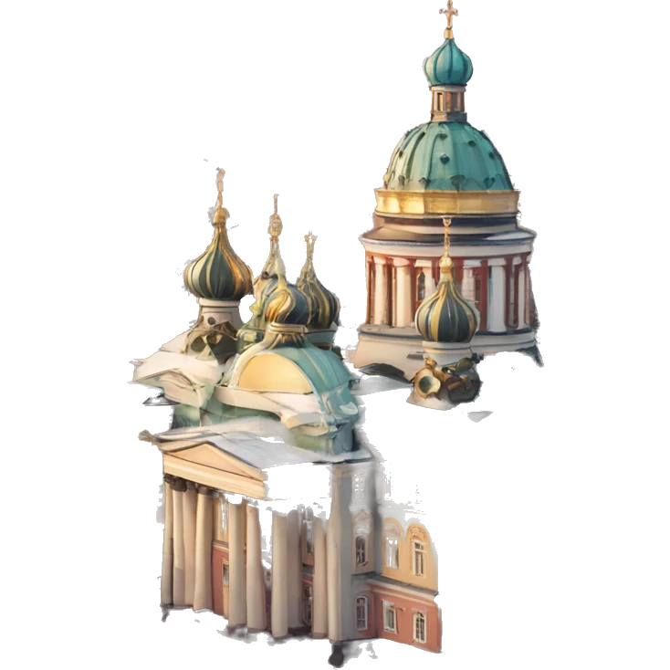 Saint-Petersburg city Russia emoji