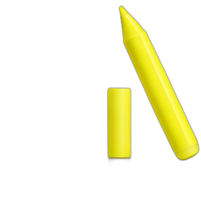 blunt yellow highlighter pen emoji