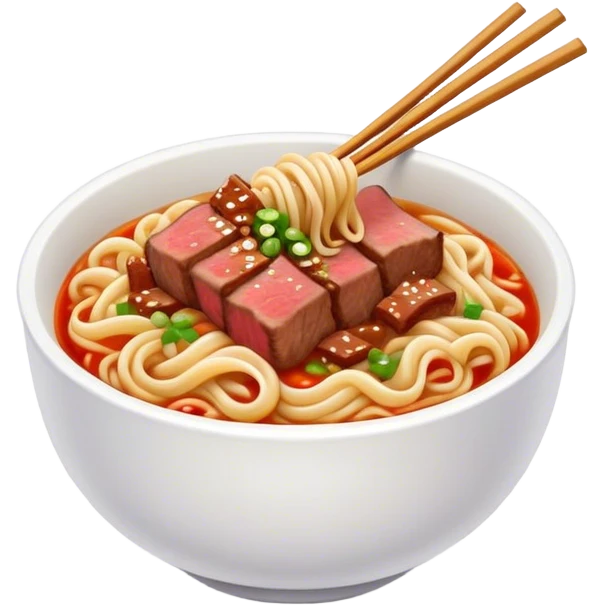 noodle with befef emoji