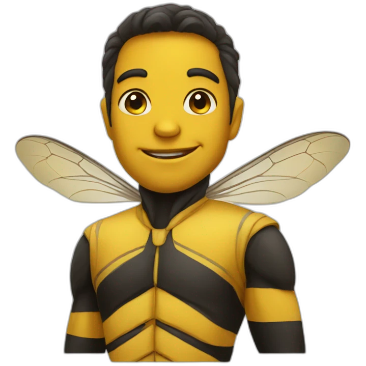 Bee people emoji