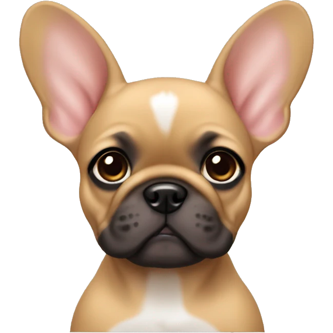 Fawn frenchie pup emoji