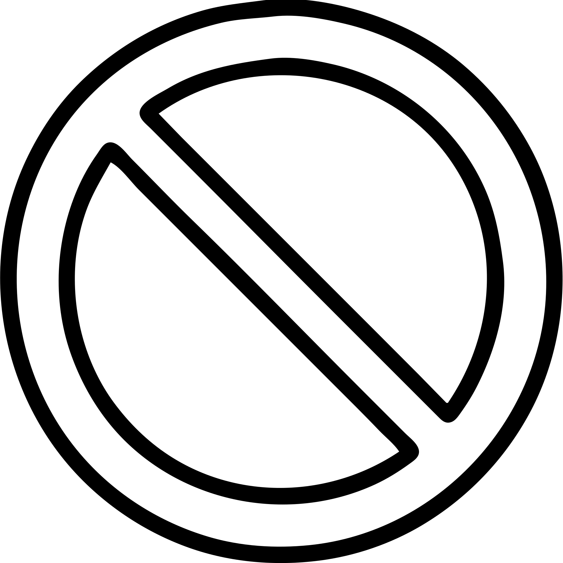 outlined prohibition sign icon emoji