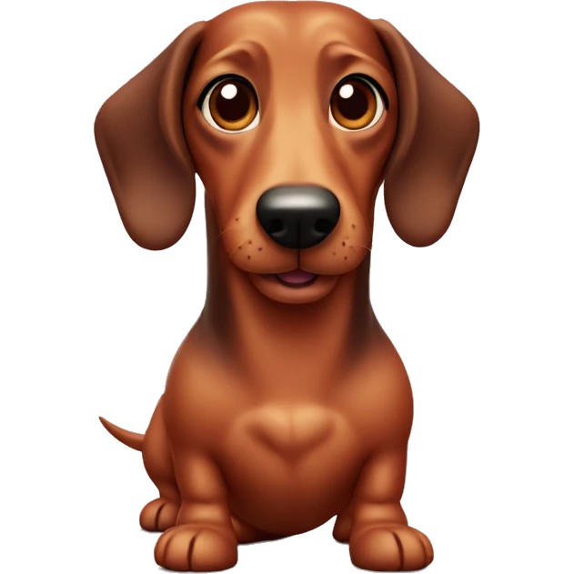 Sausage dog  emoji