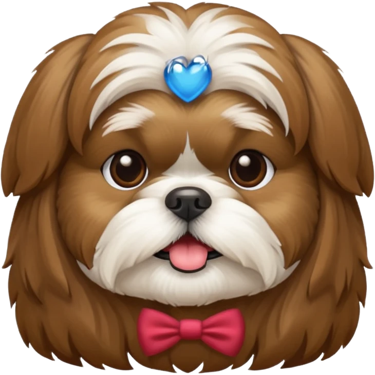 shih tzu brown emoji