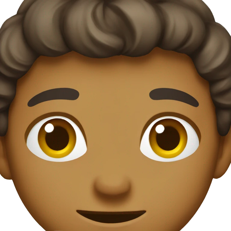 dark brown resin emoji