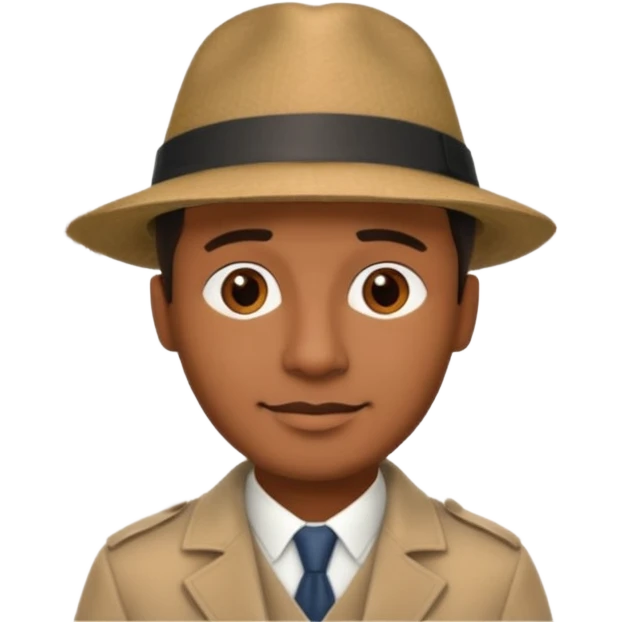 Homme. Créole réunionnais avec chapeau tour eifeil emoji