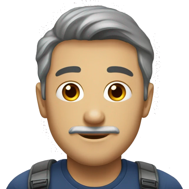 смайлик с грустной и радостной улыбкой в одном emoji