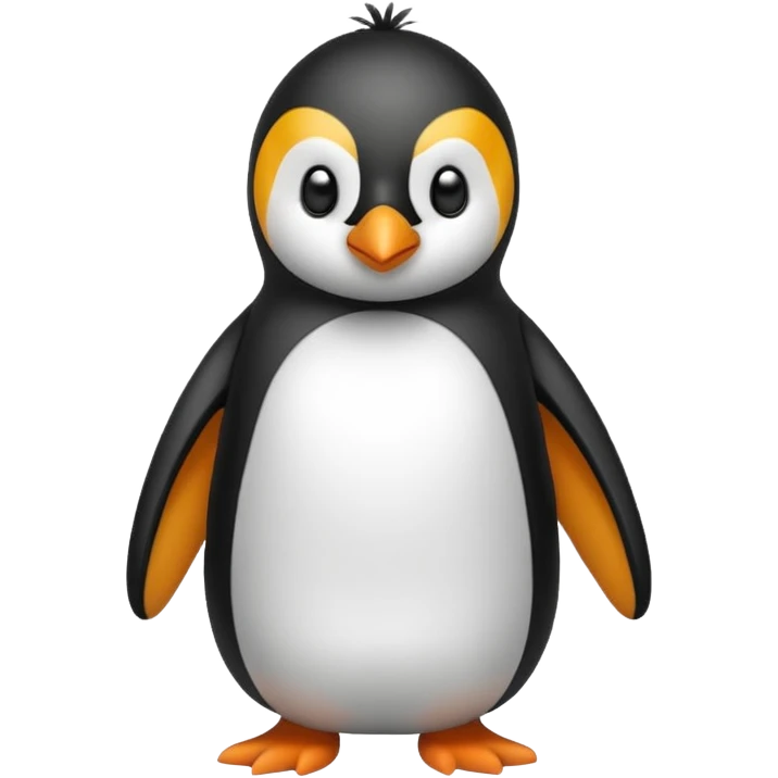 Pinguino con pijama emoji