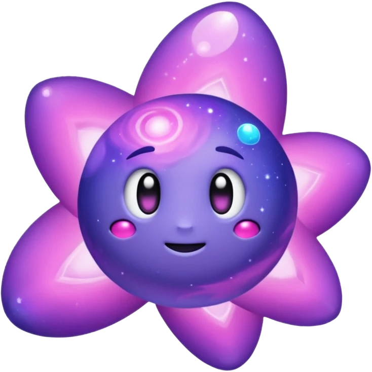 Pokemon legendary purple and pink cosmog emoji