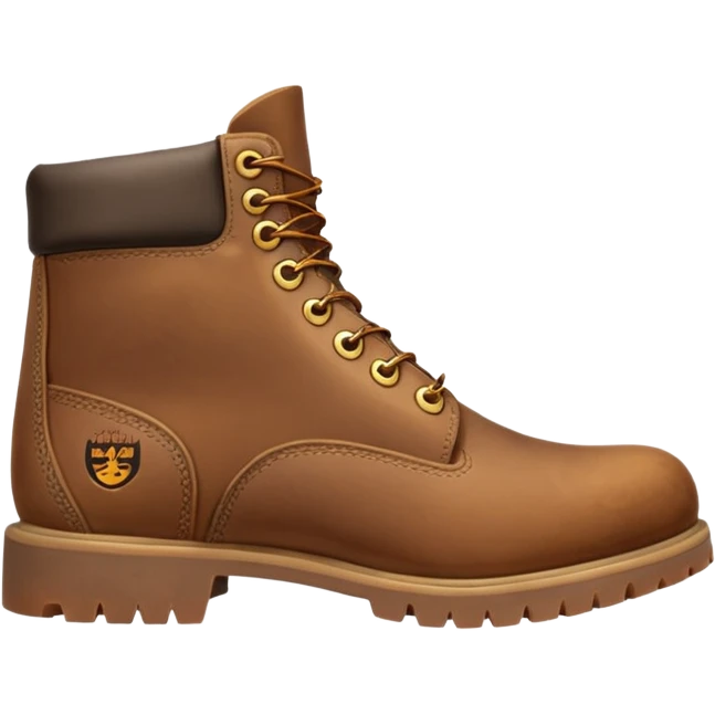Unlaced timberland boots emoji