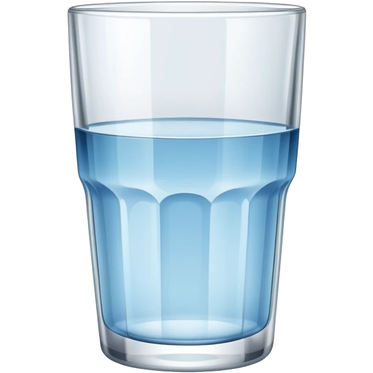 crystal clear drinking glass emoji