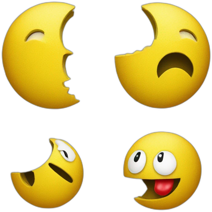 PAC man emoji