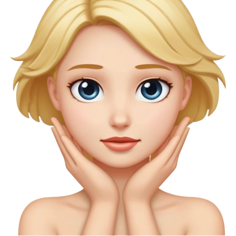 hands around neck emoji