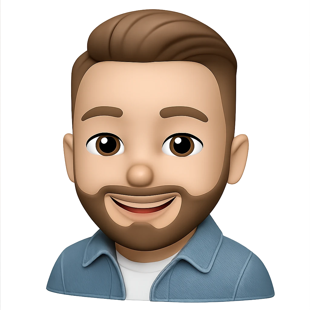 Convert this photo to a 3D emoji in Apple style, capturing the facial features and expression, with a smooth, rounded, and glossy look typical of Apple emojis. Remove the background. The style should resemble Apple emojis with a 3D emoji appearance. emoji