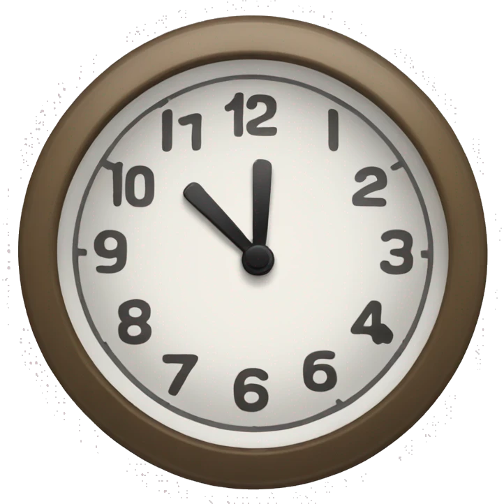 clock emoji