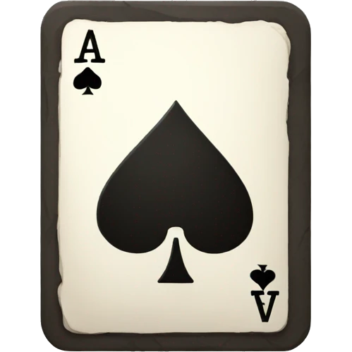 Ace of Spades emoji