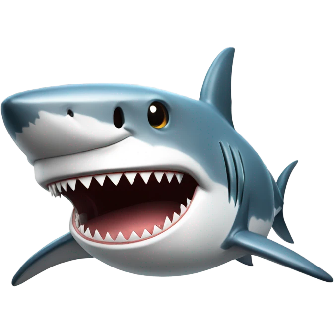 shark with bitcoin emoji
