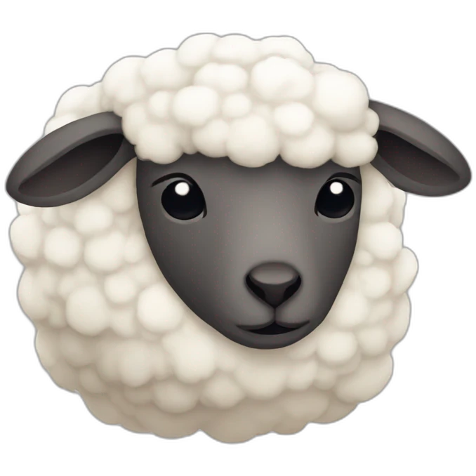 Sleepy sheep emoji