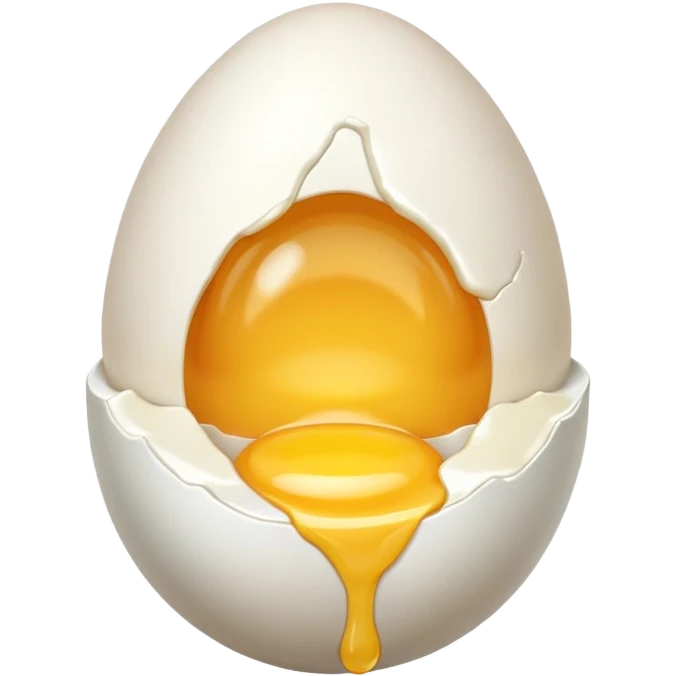 Cracked egg emoji