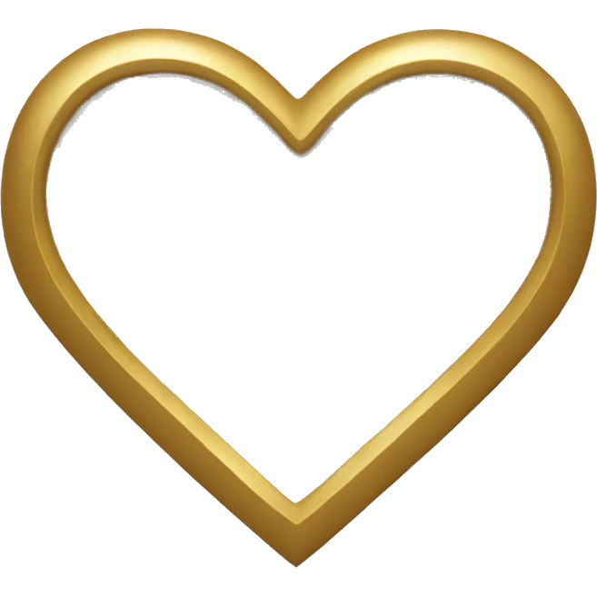 golden heart emoji