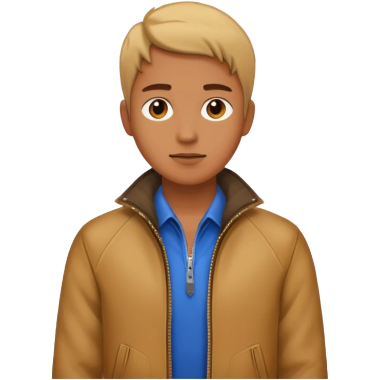 a Jacket half-unzipped emoji