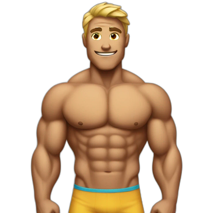 Muscular body emoji