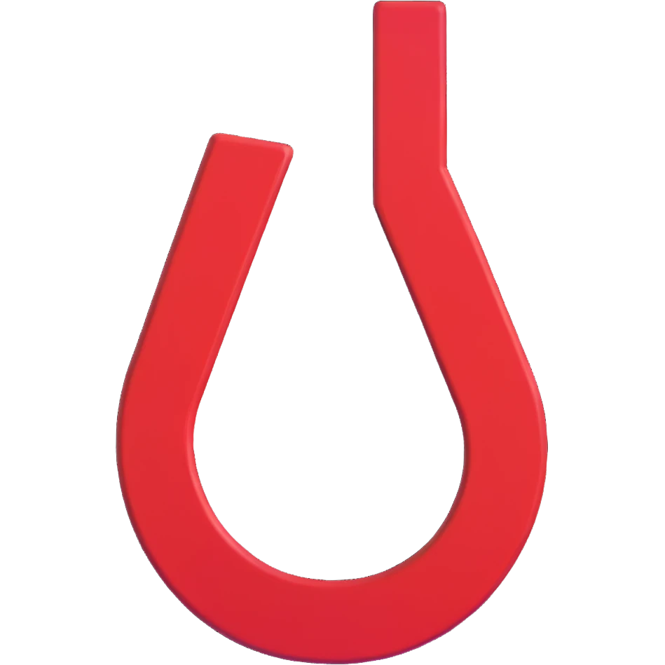 red horseshoe magnet emoji