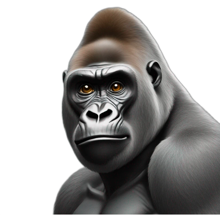 Gorilla big banana emoji