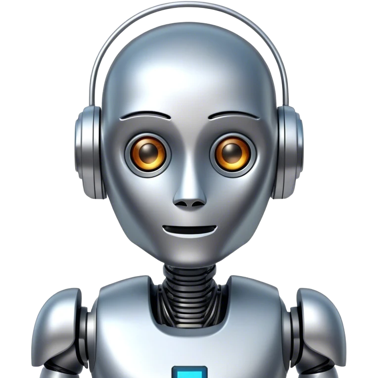 A teacher robot emoji