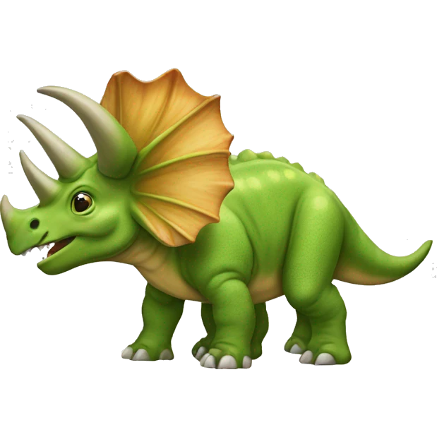Triceratops dinosaurs emoji
