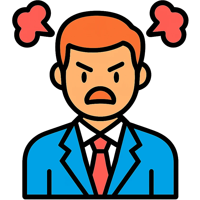 angry businessman emoji